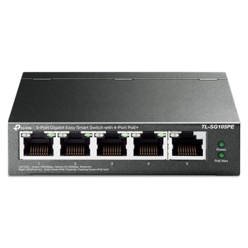 TP-Link 5 Port Gigabit PoE Swi... Link Aggregation (TL-SG105PE)