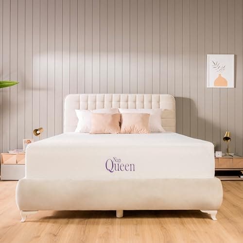 NapQueen 6 Inch Twin-XL Size M...m Mattress, Bed in a Box,White