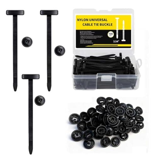 100-Piece Nylon Universal Cable Tie Buckle Set w/ Storage Box for $6 + free shipping w/ Prime
