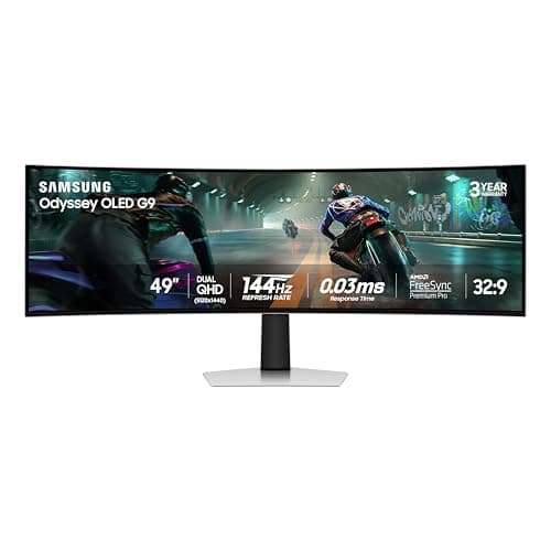 49" Samsung Odyssey QD-OLED G91SD Dual QHD OLED 144Hz Curved Gaming Monitor $780.23 + Free Shipping