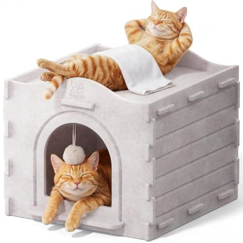 Apasiri Felt Cat House Cave (15" x 15" x 13") $11.49 & More + Free Shipping w/ Prime or on $35+