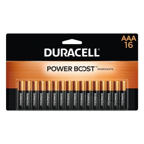 16-Count AAA Duracell Coppertop Alkaline Batteries $9.02 w/ S&S + Free Shipping w/ Prime or on $35+