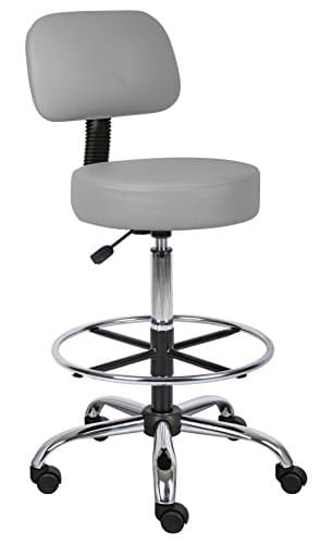 Boss Office Products Drafting ...Back Cushion, Grey (B16245-GY)