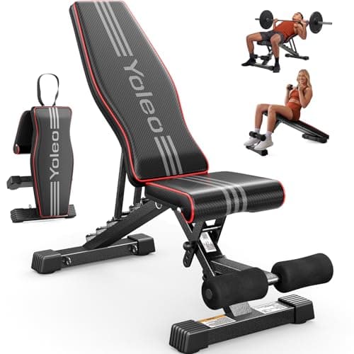YOLEO Adjustable Weight Bench for Home Gym $38.25 + Free S&H