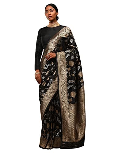 Elina fashion Sarees For Women Banarasi Art Silk l Indian Summer Collection Gift Sari with Unstitched Blouse