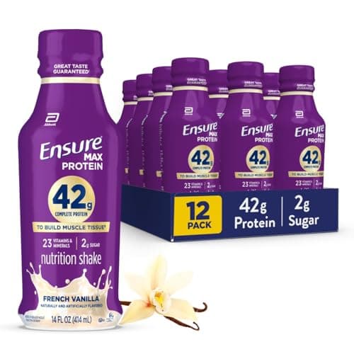 12-Pk 14-Oz Ensure Max Protein Shake (French Vanilla) $13.15 w/ S&S