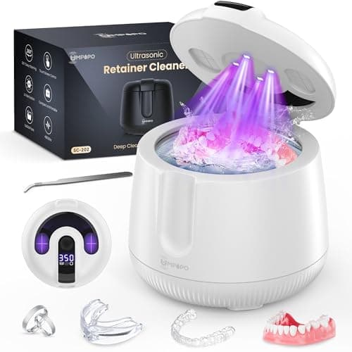 Umpopo 200ml Ultrasonic Retainer Cleaner Machine for $20 + free shipping w/ Prime