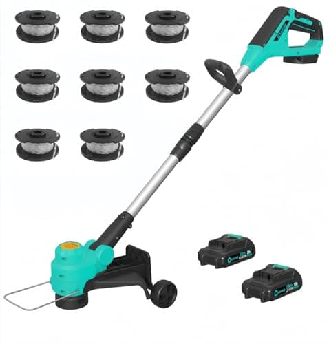 Garvee Cordless String Trimmer w/ 2 Batteries for $40 + free shipping