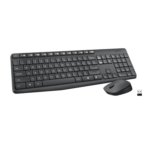 Logitech MK235 Wireless Keyboard & Mouse Combo $14