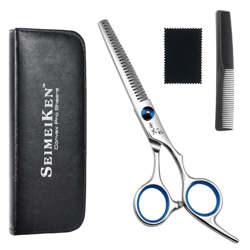 Hair Cutting Scissors, Thinning Shears Professional Haircut Scissors, 6.0 Inch Texturizing Teeth Shears for Hairdressing, Salon and Home Use