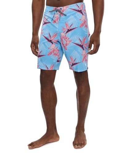 Hurley Men's Equator Floral E-Boardshorts Skyline X-Large