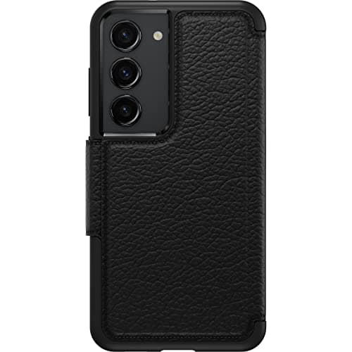 OtterBox Galaxy S23 Strada Series Case - Genuine Leather - Card Holder - Folio Style