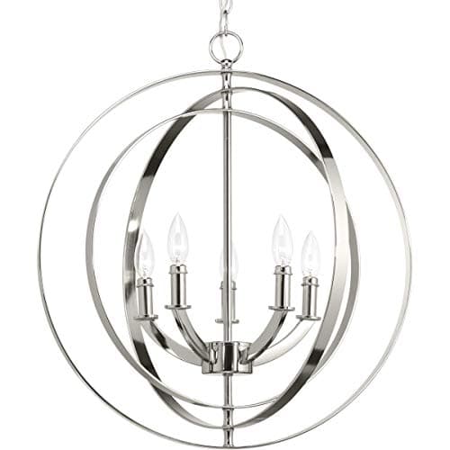 Progress Lighting Equinox Coll... Pendant Light Polished Nickel