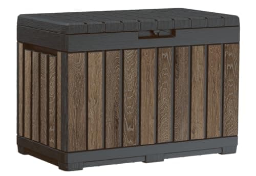 Keter Signature Everwood 50 Ga...llows and Garden Tools, Walnut