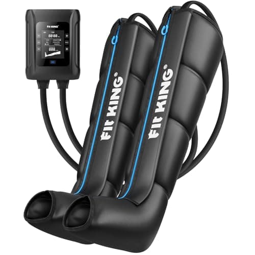 FIT KING Cordless Air Compression Leg Massager Boots w/ 4-Zone Control $129 + Free S&H