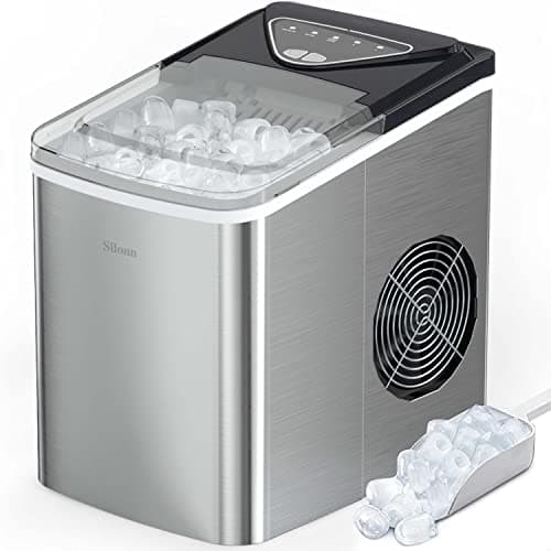 Silonn Ice Makers Countertop, ... Home Kitchen Office Bar Party