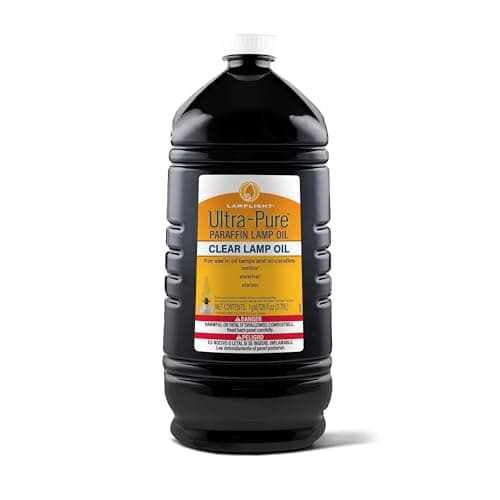 Lamplight Ultra-Pure Lamp Oil ... 128 oz Liquid Paraffin Indoor