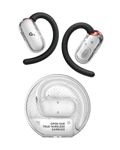 $29.99: Soundcore V40i by Anker Open Ear Earbuds, Open Ear Headphones True Wireless(White/Black) at Amazon
