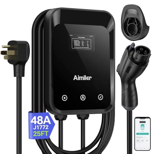 Aimiler Level 2 48A WiFi EV Charger for $130 + free shipping