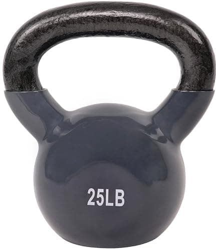 Sunny Health & Fitness Sunny V...l Coated Kettlebell (25-Pound)