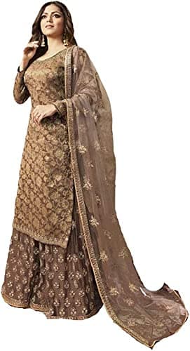 Nimbark Indian Pakistani Ready to Wear Ethnic Wear Wedding Wear Sharara Style Salwar Suit for Women