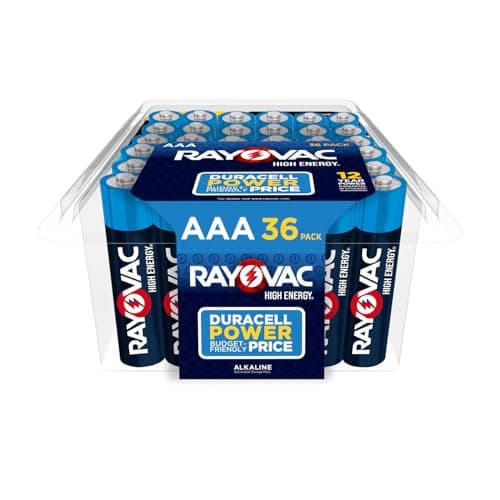 Select Accounts: 36-Pack Rayovac High Energy AAA Alkaline Batteries $6 w/ S&S