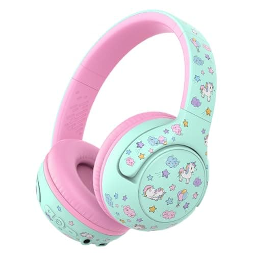iClever BTH27 Toddler Headphones for 2+ Year Old Baby Kids Travel Study