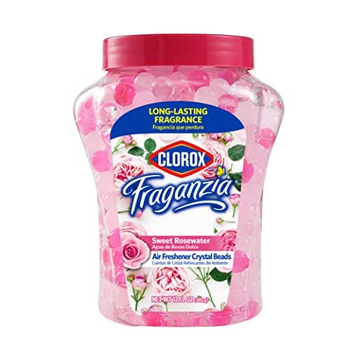12-Oz Clorox Fraganzia Crystal Beads Air Freshener (Sweet Rosewater) $1.26 w/ S&S + Free Shipping w/ Prime or on $35+