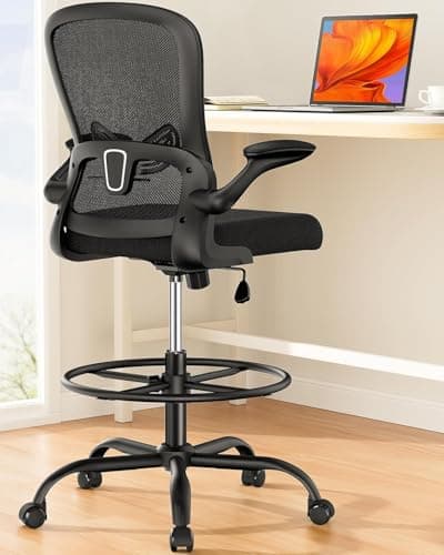 ErGear Drafting Chair w/ Flip-Up Armrests (Up to 300lb Capacity) $65 + Free S&H