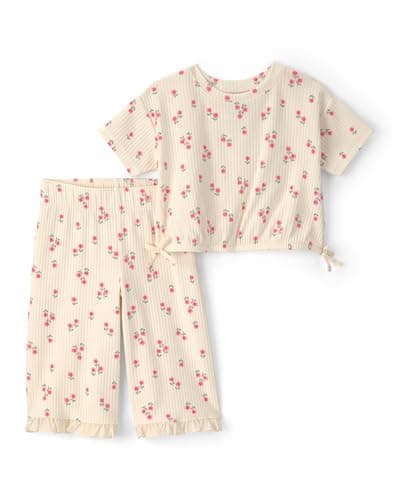 Carter's Girl 2-Piece Pant Set, Cream, 9M