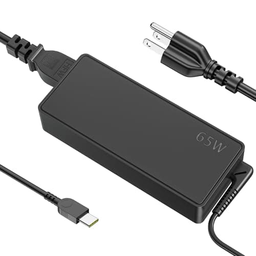 Westfly 65W USB C Laptop Charger Compatible with Lenovo Laptop Charger ThinkPad T14 T15 E14 E15 X1 X13 E480 T480s T490 Yoga 7i 9i Thinkbook 65W 45W Computer Charger USB Type C AC Power Adapter