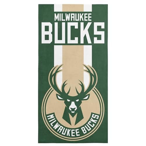 Northwest The Company NBA Milw...ch Towel, 30" x 60", Zone Read
