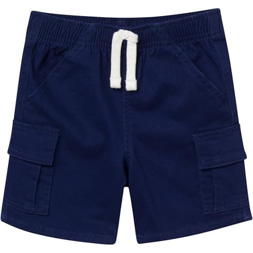Gerber Toddler Boys' Cargo Shorts, Navy, 12 Months