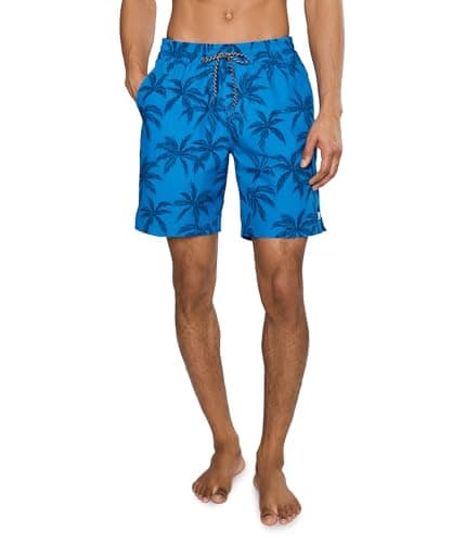 Hurley Men's Palms Volley Swim Shorts Blue Heroic Medium