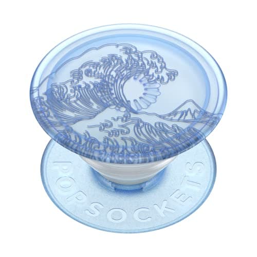PopSockets Phone Grip with...hesive Grip -Translucent Ocean