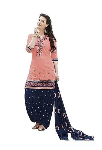 Lady Dwiza Ready To Wear Indian Pakistani Cotton Ethnic Wear Designer Punjabi Salwar Kameez Patiala Suit for Women