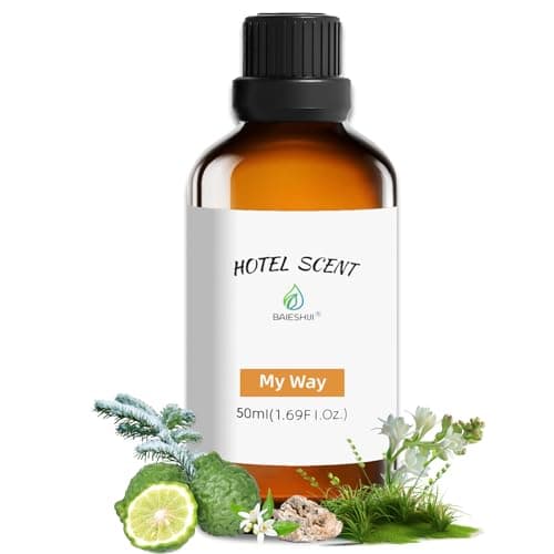 My Way Essential Oil, Diffuser Oil, 1.69l Oz Pure Aromatherapy Fragrances, Christmas Gift Luxury Scents with Lemon, Tuberose and Vanilla for Diffuser