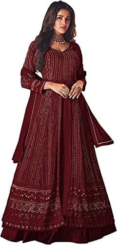 Jevious Ready to Wear Indian/Pakistani Bollywood Party Wear Wedding Wear Anarkali Suit Gown Salwar Suit for Women