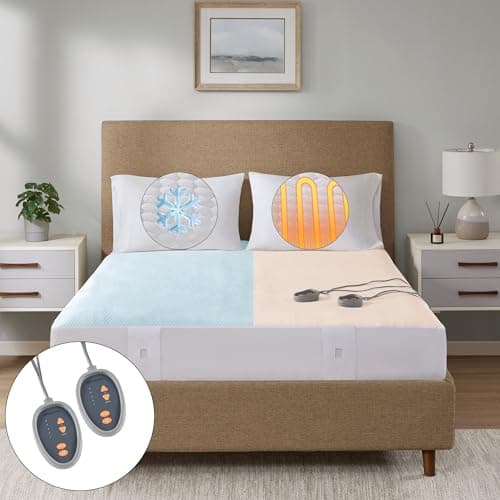 Beautyrest Heated Mattress Pad...Pad, UL Certified, White, King
