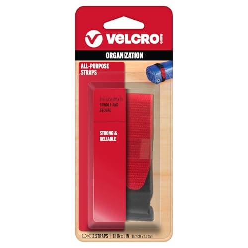 $1.57: 2 Ct. VELCRO Brand 90107 - All Purpose Straps - 18" x 1" (Black) at Amazon