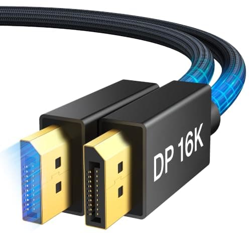 6.6' IVANKY 80Gbps 16K DisplayPort Cable 2.1 $9