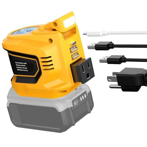 200W Ecarke Inverter for DeWALT 20V Batteries w/ AC + 3x USB Ports $21