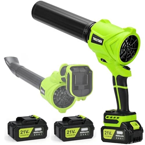 TNELTUEB 21V Cordless Leaf Blower w/ 2-Pk 4Ah Batteries & Charger (3 Colors) $38.50 + Free S&H