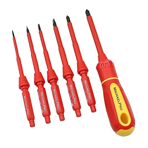 MichaelPro Insulated Screwdriv...d and Phillips Screwdriver Set