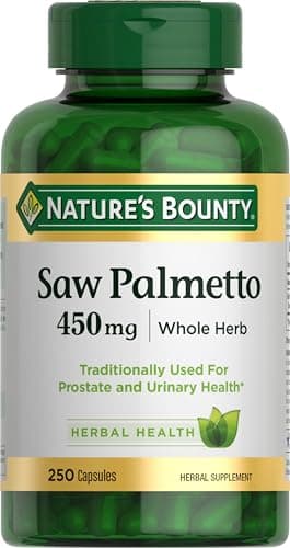 250-Count Nature's Bounty Saw Palmetto 450mg Capsules $5.76 w/ S&S + Free Shipping w/ Prime or on $35+