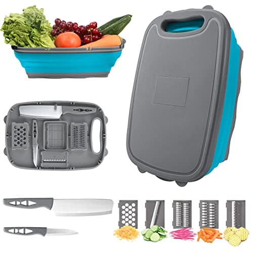 9-In-1 Collapsible Multi Chopping Camping Cutting Board (Various) from $14.43 + Free Shipping w/ Prime or on $35+
