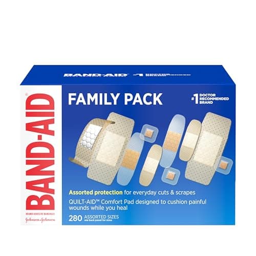 280-Count Band-Aid Family Variety Pack Adhesive Bandages $8.73 w/ S&S + Free Shipping w/ Prime or on $35+