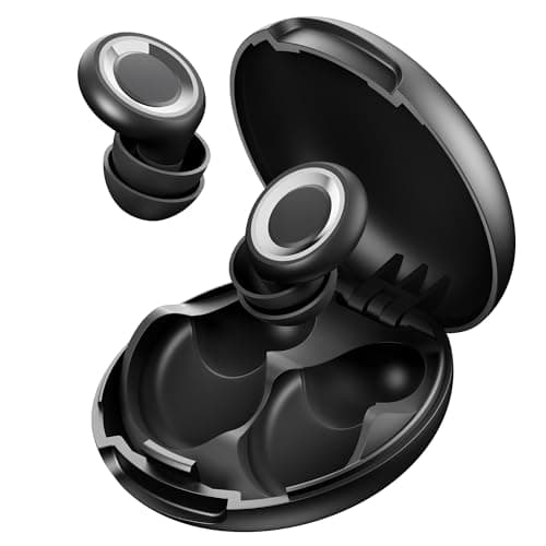 Ear Plugs for Sleep - Total Silence! Single+Double Tips Design | 46dB Noise Reduction & Advanced Seal Tech | 8 Pairs (XS-L) + Case | Trusted by Millions