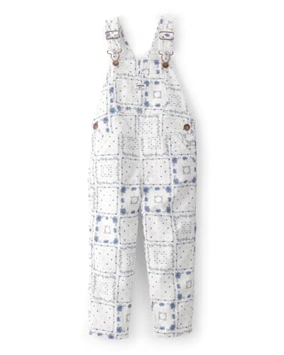 OshKosh B'gosh Girl World's Best Overalls, Blue/Ivory, 3T