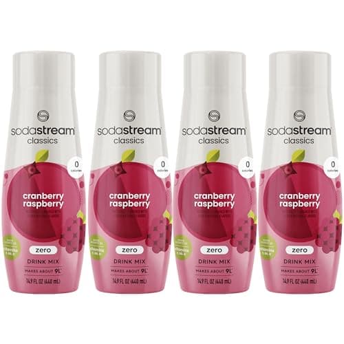 4-Pk 14.9-Oz sodastream Beverage Mix (Cranberry Raspberry) $8